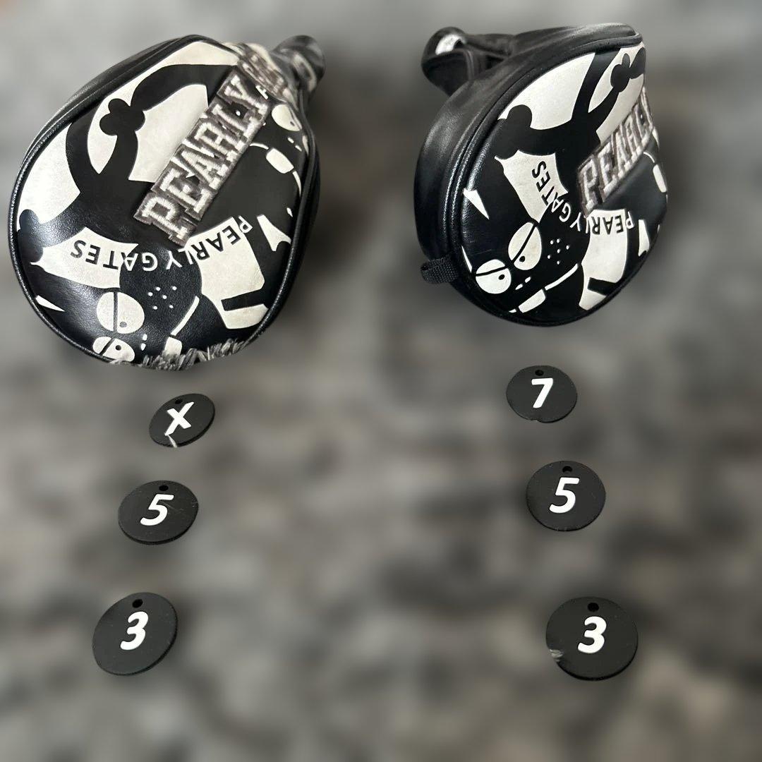 PEARLY GATES キャディバッグ ブラック/ホワイト