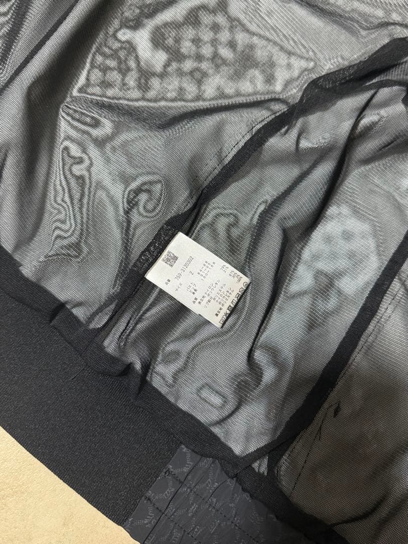 MASTER BUNNY EDITION ブラックジャケット モノグラムブルゾン