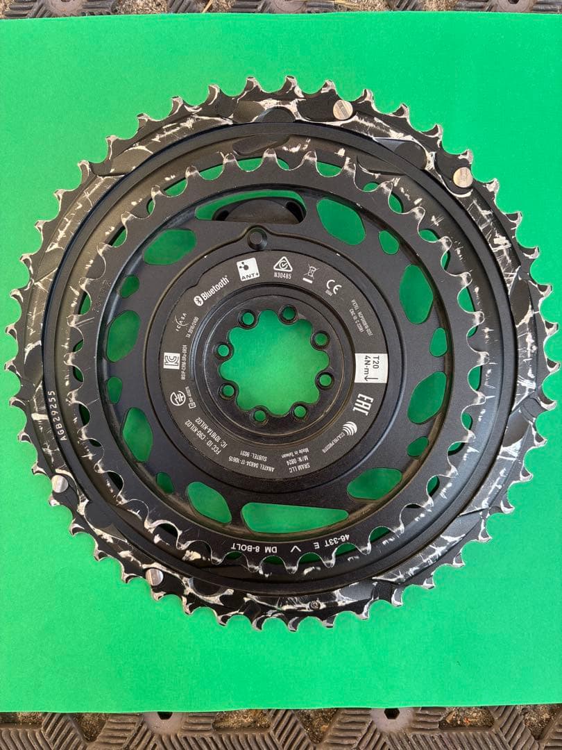 スラムSRAM RED D1 チェーンリングパワーメーター