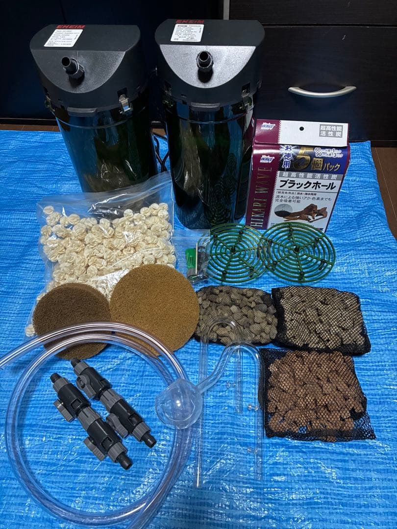 エーハイム2213+サブフィルター+ろ材