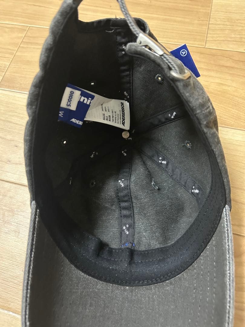ADER ダークグレー キャップ