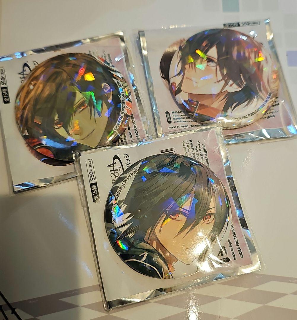 AMNESIA 　アムネシア　シン　ホログラム缶バッジ　激レア　3点