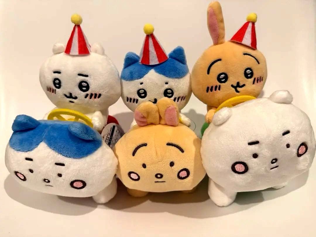 ちいかわらんど　ぴーぽぽぬいぐるみ（３点セット）
