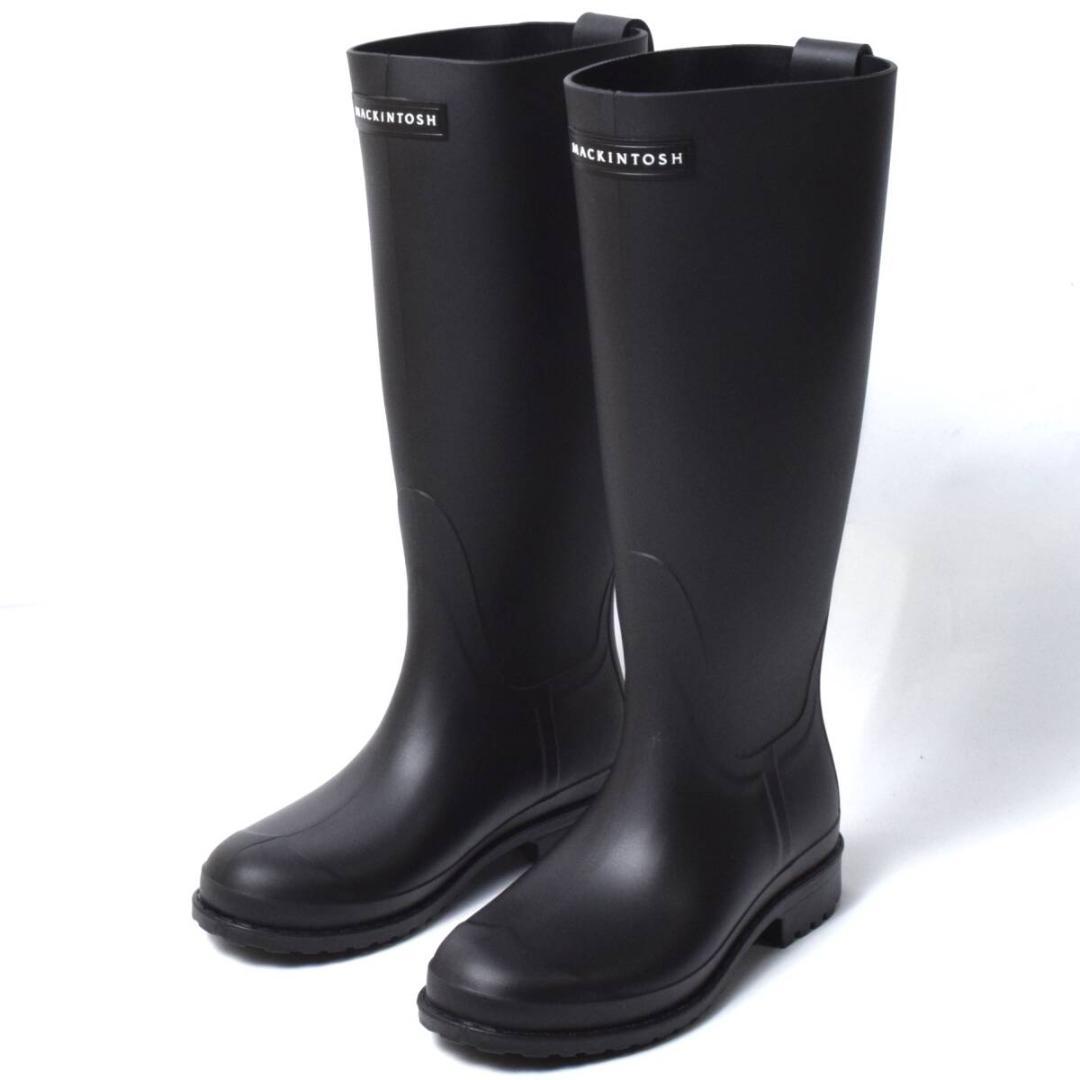 訳あり未使用 MACKINTOSH WISTON レインブーツ 36 ブラック