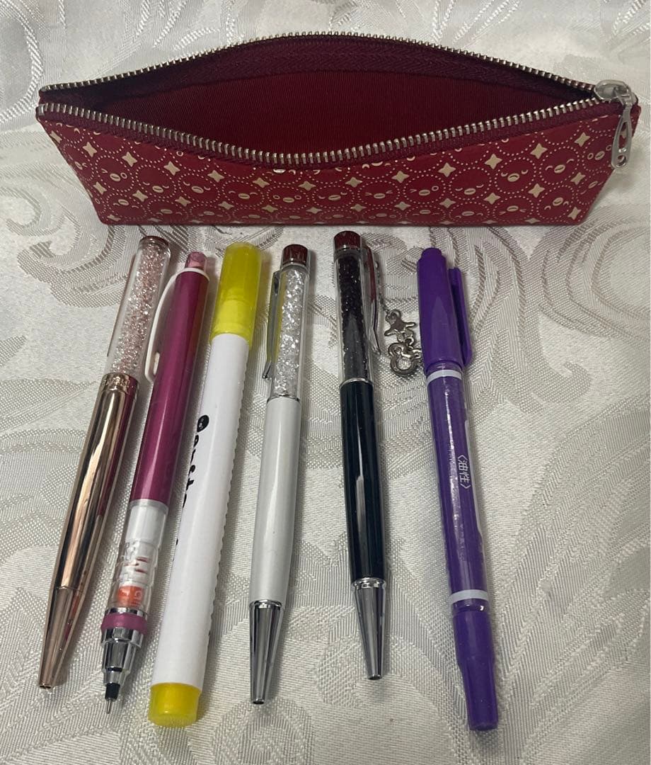 Suicaペンギン　印傳　ペンケース