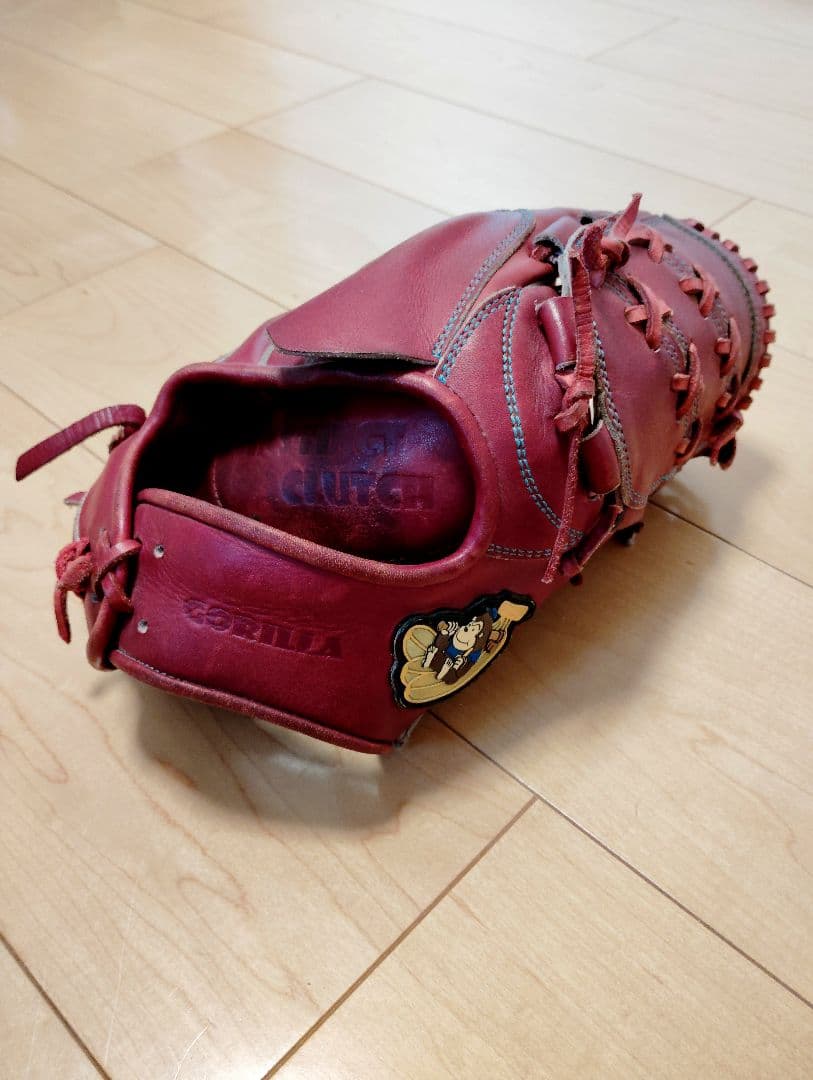 深*場様 【世界に1個】ごりら印 投手用グローブ ベースマン別注001型　高校野