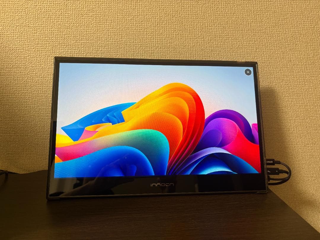 モバイルモニター 15.6インチ 有機EL スタンドカバー付【innoca】