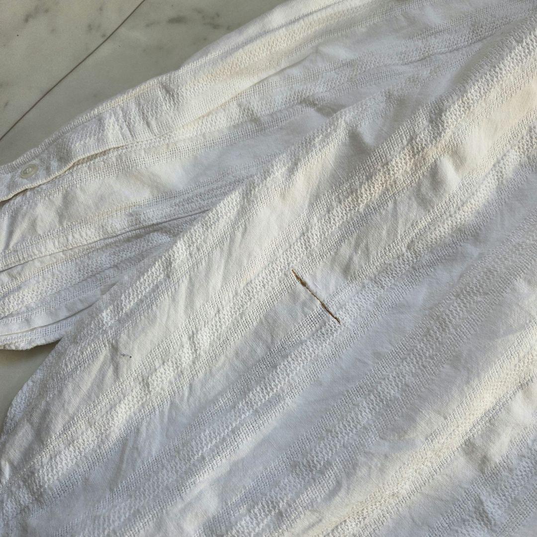 現行45R インドカラミレースのビッグーグーシャツ 2 白 R刺繍 日本