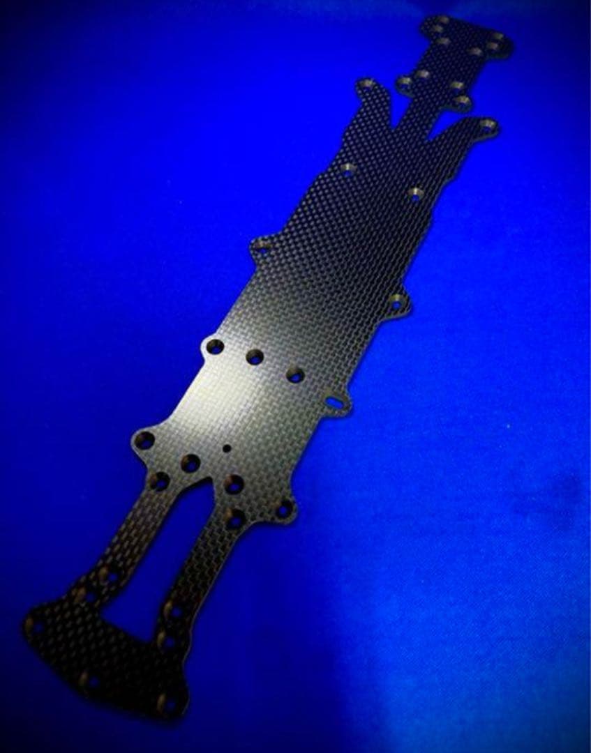 特注　ヨコモ YD-2R用ナローメインシャーシ　スリット無加工　蕨山Carbon