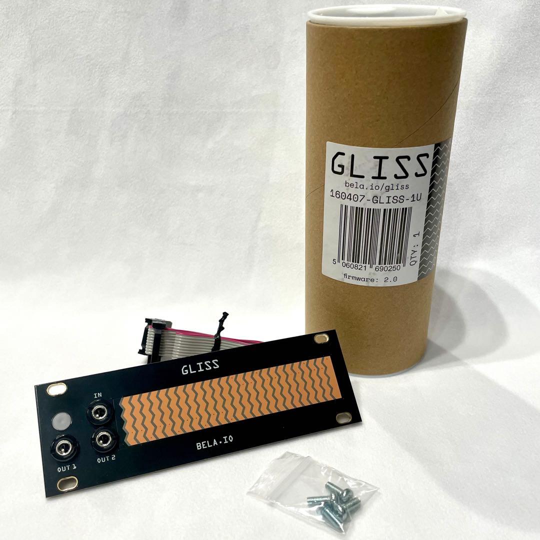 Bela Gliss 1U モジュラーシンセサイザー 動作品