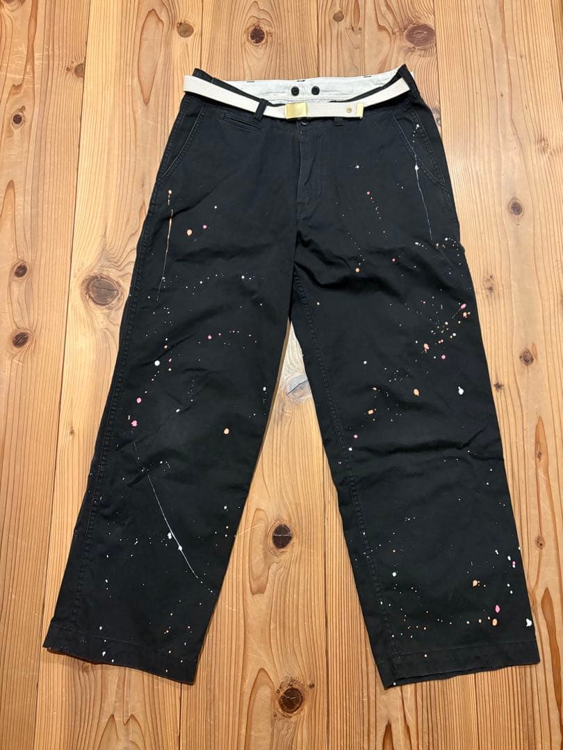 【美品】MASTER&CO. マスターアンドコー チノ ペンキ加工