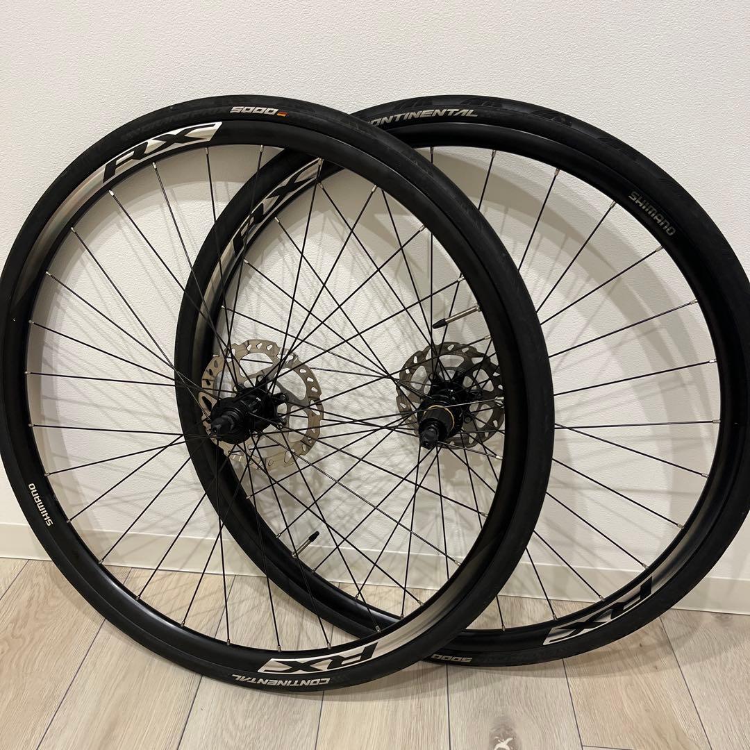 SHIMANO wh-RX010 前後セット タイヤ、ブレーキローター付き