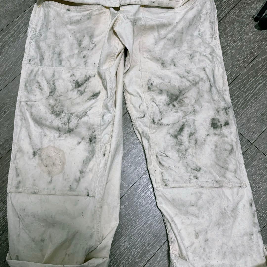 カーターズ　Carters オーバーオール　エプロン　ダブルニー　キナリ　生成