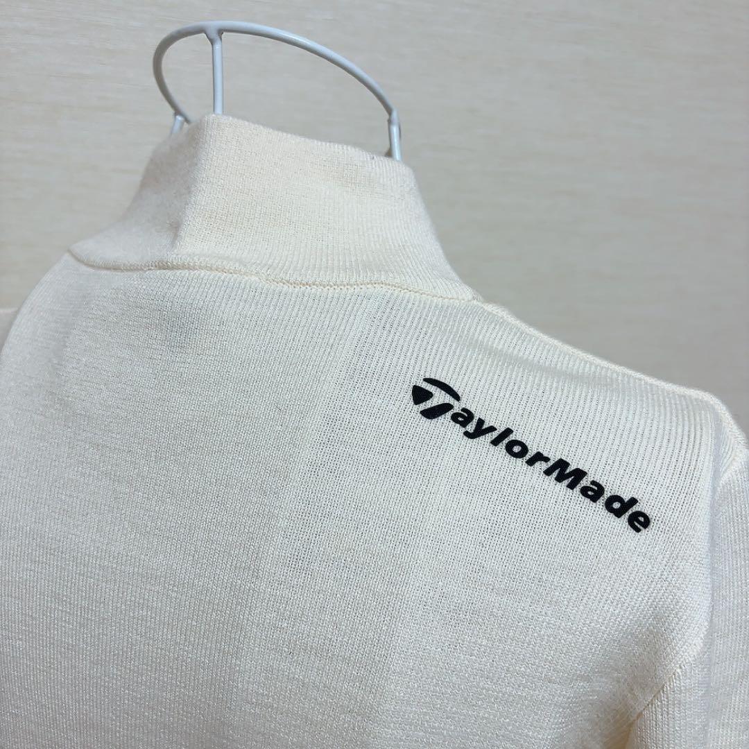 Taylor Made' ニットブルゾン カーディガン ゴルフウェア ホワイト