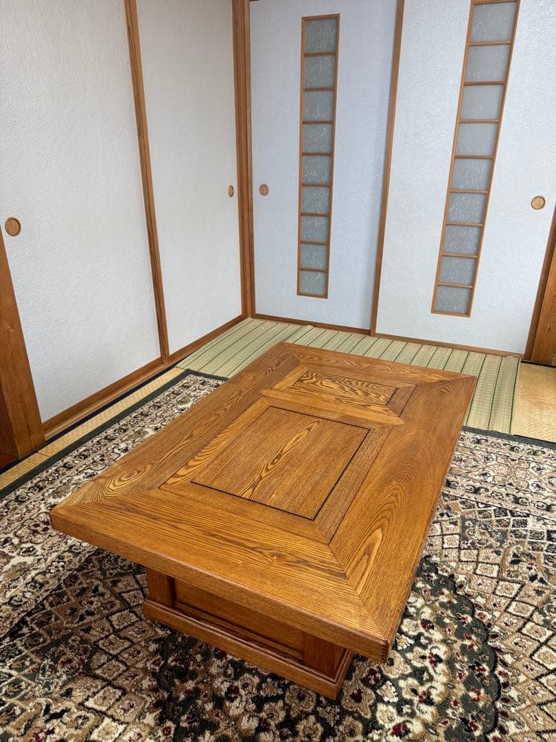 火鉢　囲炉裏　テーブル　アンティーク　古民家家具