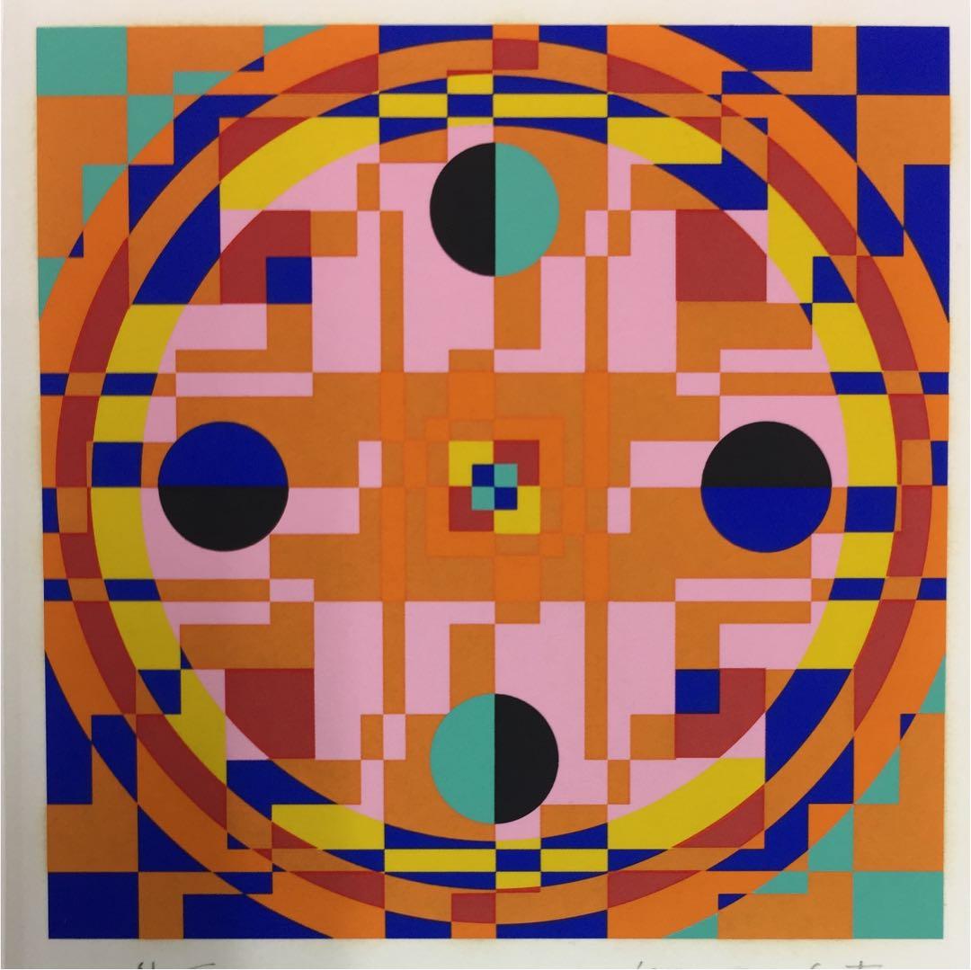 ★オノサトトシノブ「A.S.-19」シルクスクリーン