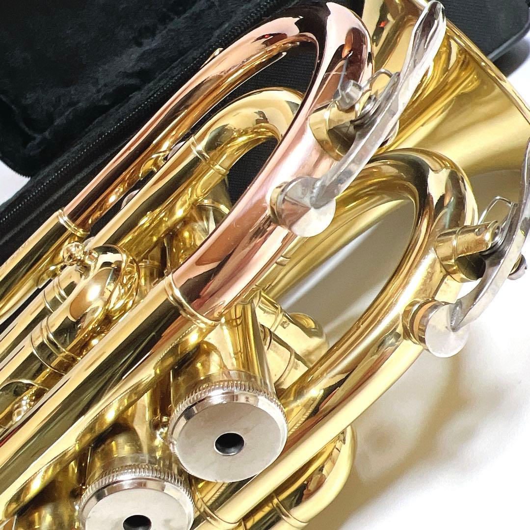 【極美品】MINERVA MPT250L ポケットトランペット　管楽器　吹奏楽