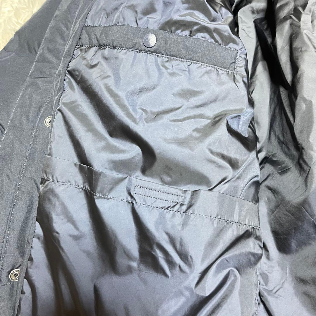 美品 UNIQLO シームレス ダウン ロング 4XL 耐久撥水加工 軽量