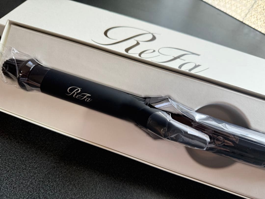 新品未使用 MTG ReFa リファ カールアイロン プロ ブラック 38mm