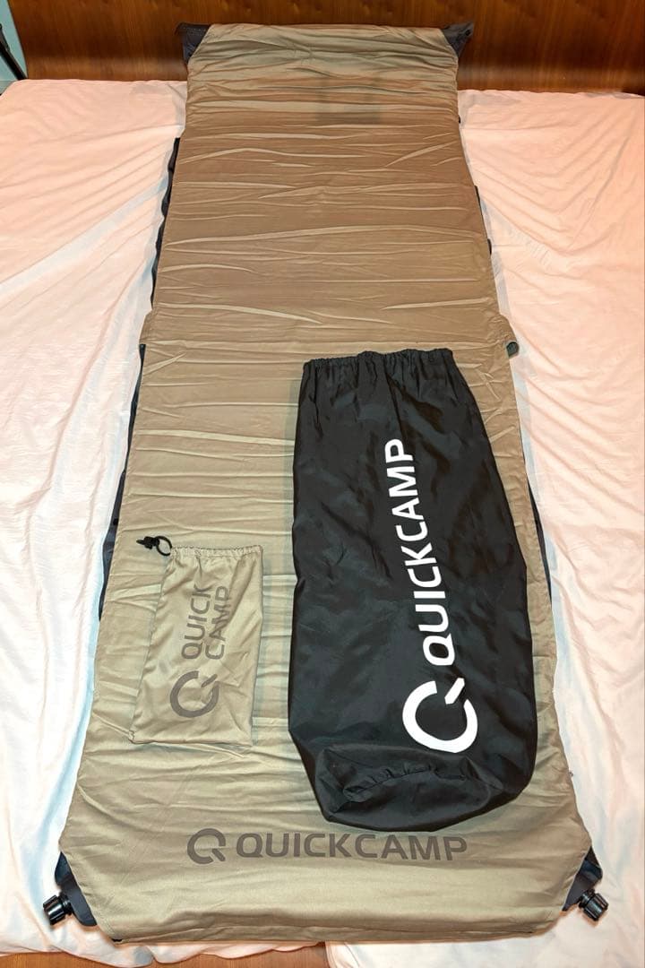 【2枚セット】美品 QUICKCAMP 車中泊マット 8cm 専用カバー付