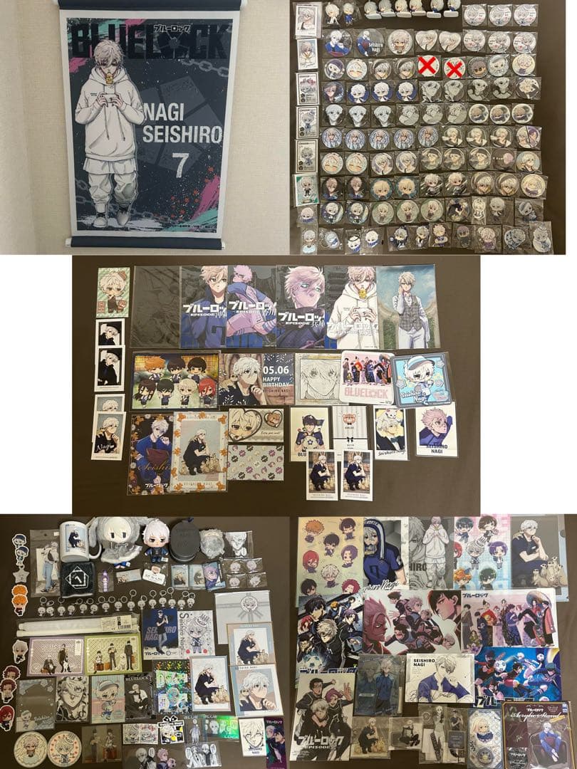 ブルーロック ブルロ 凪誠士郎 御影玲王 糸師凛 原作 グッズ まとめ売り レア