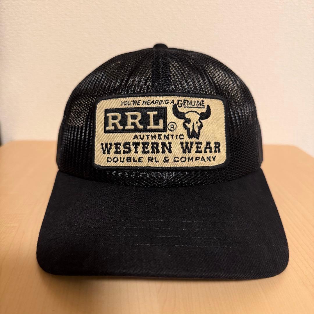【RRL】デニムビル メッシュ トラッカー キャップ