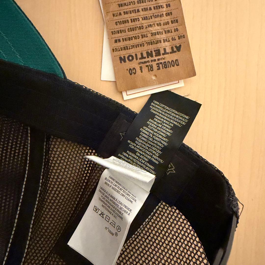 【RRL】デニムビル メッシュ トラッカー キャップ