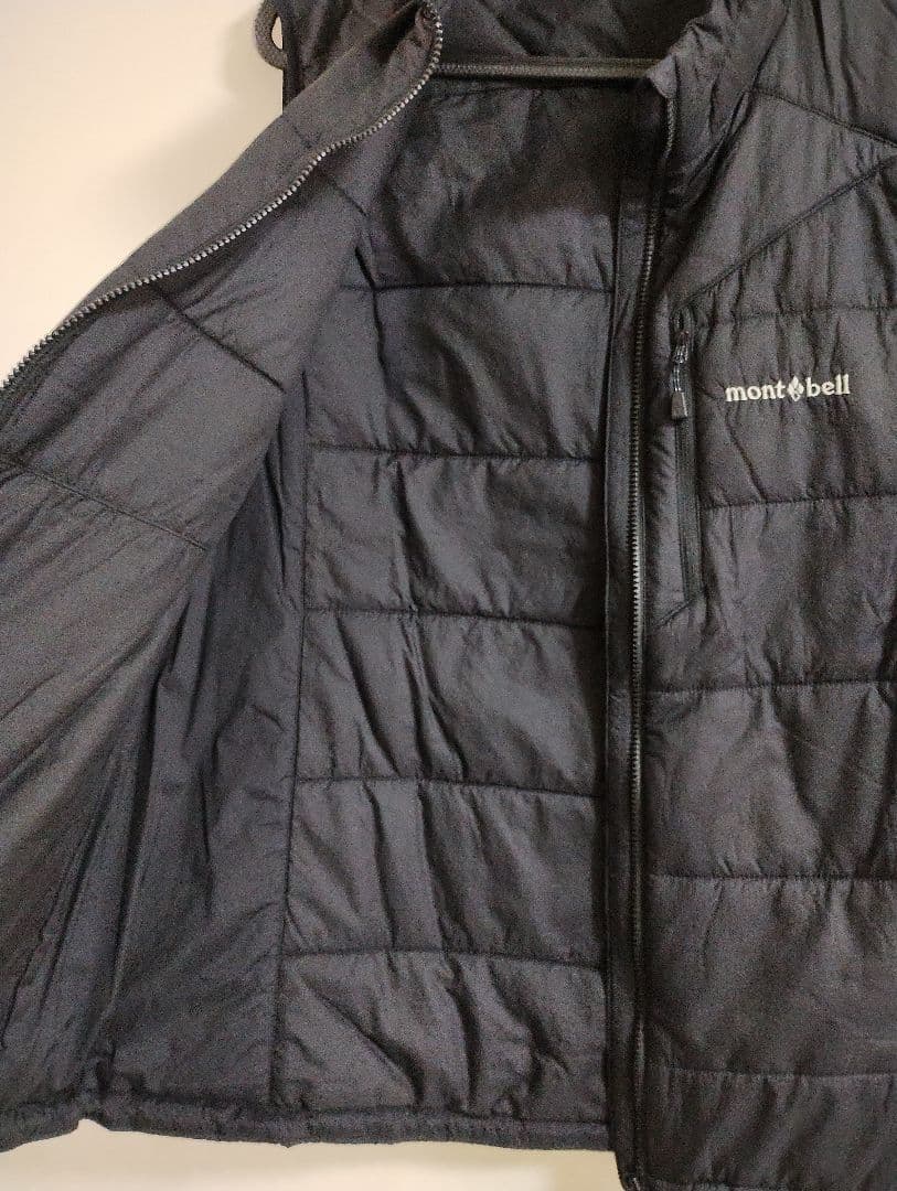 モンベル mont-bell U.L.サーマラップ ベスト　メンズ L　ブラック