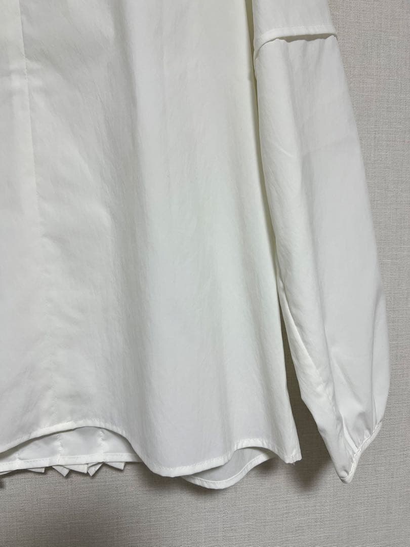 UNITED ARROWS フリル長袖シャツ リッチフリルブラウス