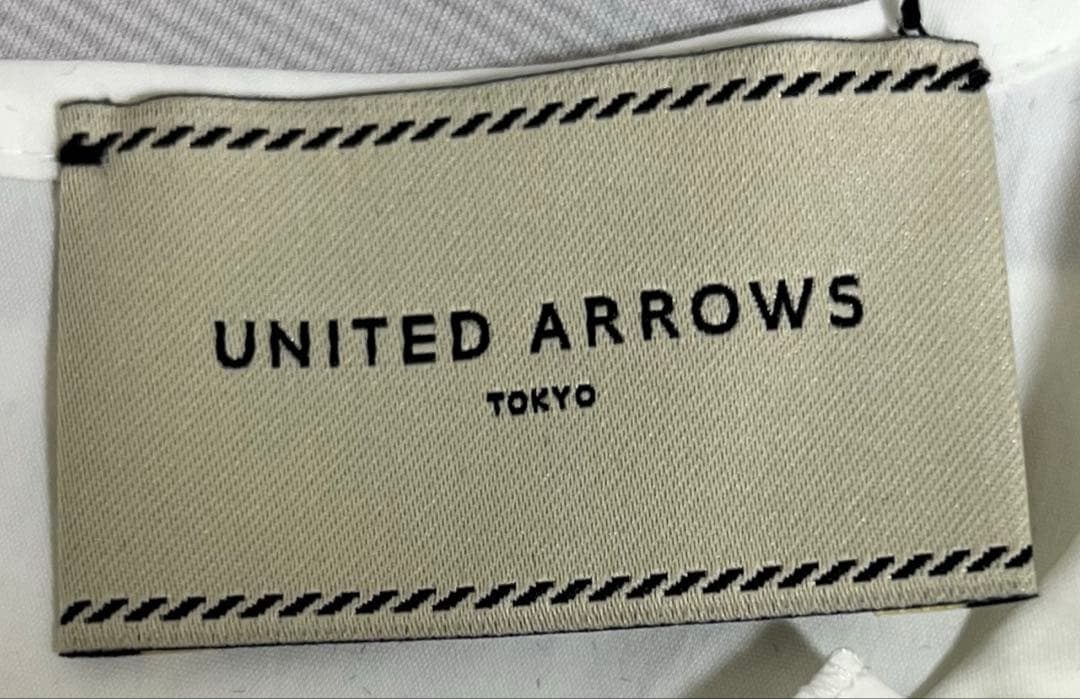 UNITED ARROWS フリル長袖シャツ リッチフリルブラウス