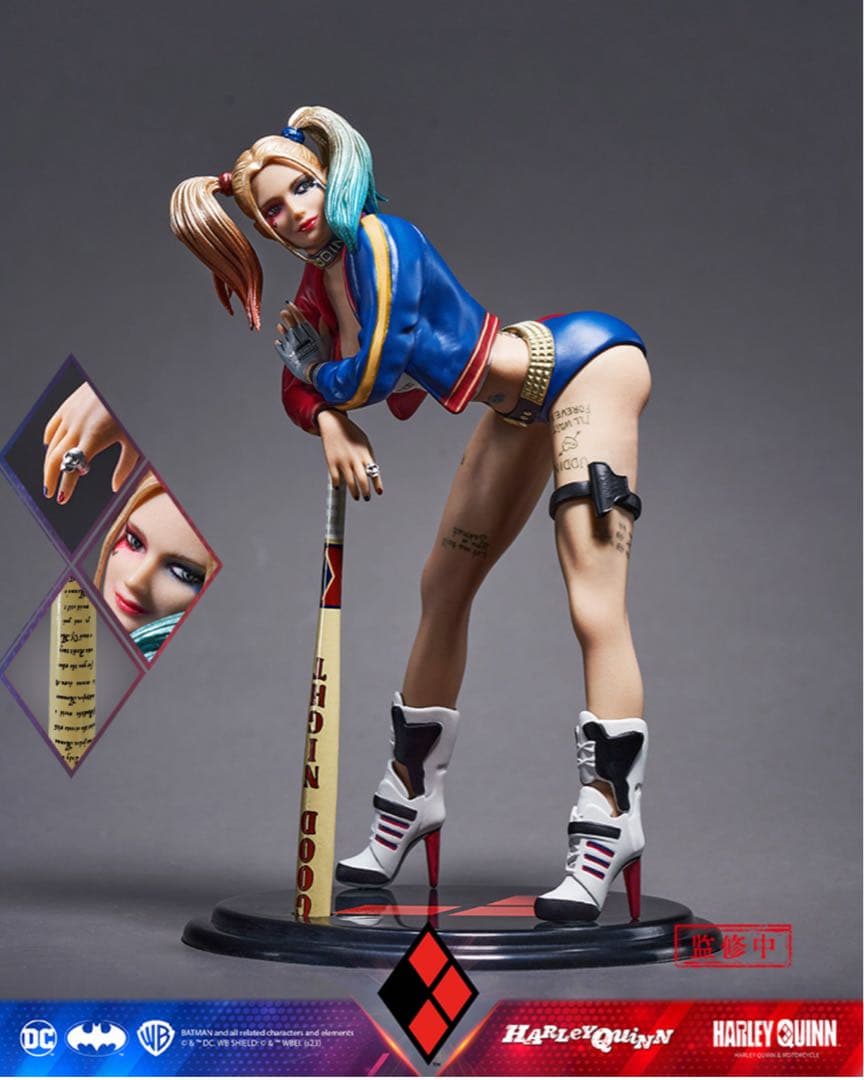 ★未開封★ ハーレー・クイン & バイク DC 正規販売店購入 1/10スケール