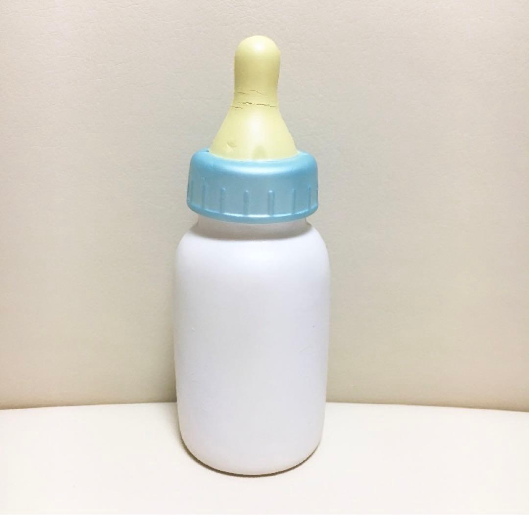 スクイーズ　哺乳瓶　キーホルダー　オールドブルーム　BLOOM  ストラップ