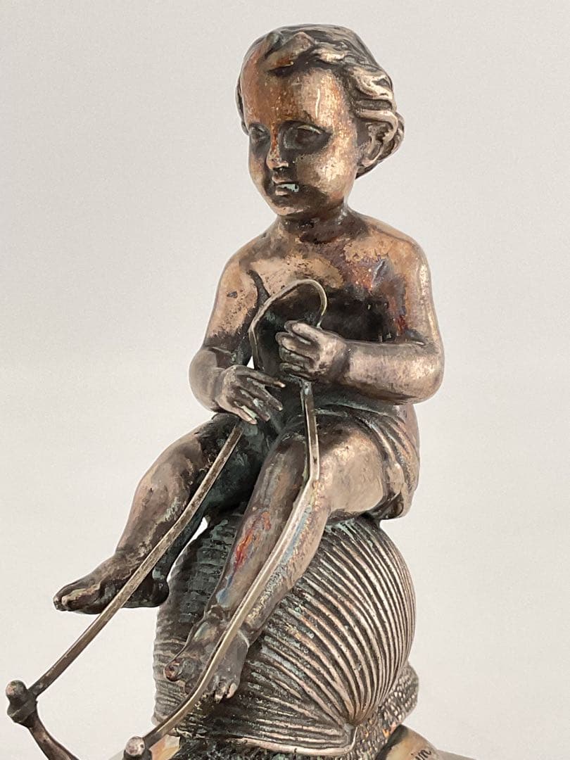 Cupid on a shell,1920FRANCE.カタツムリに乗った天使