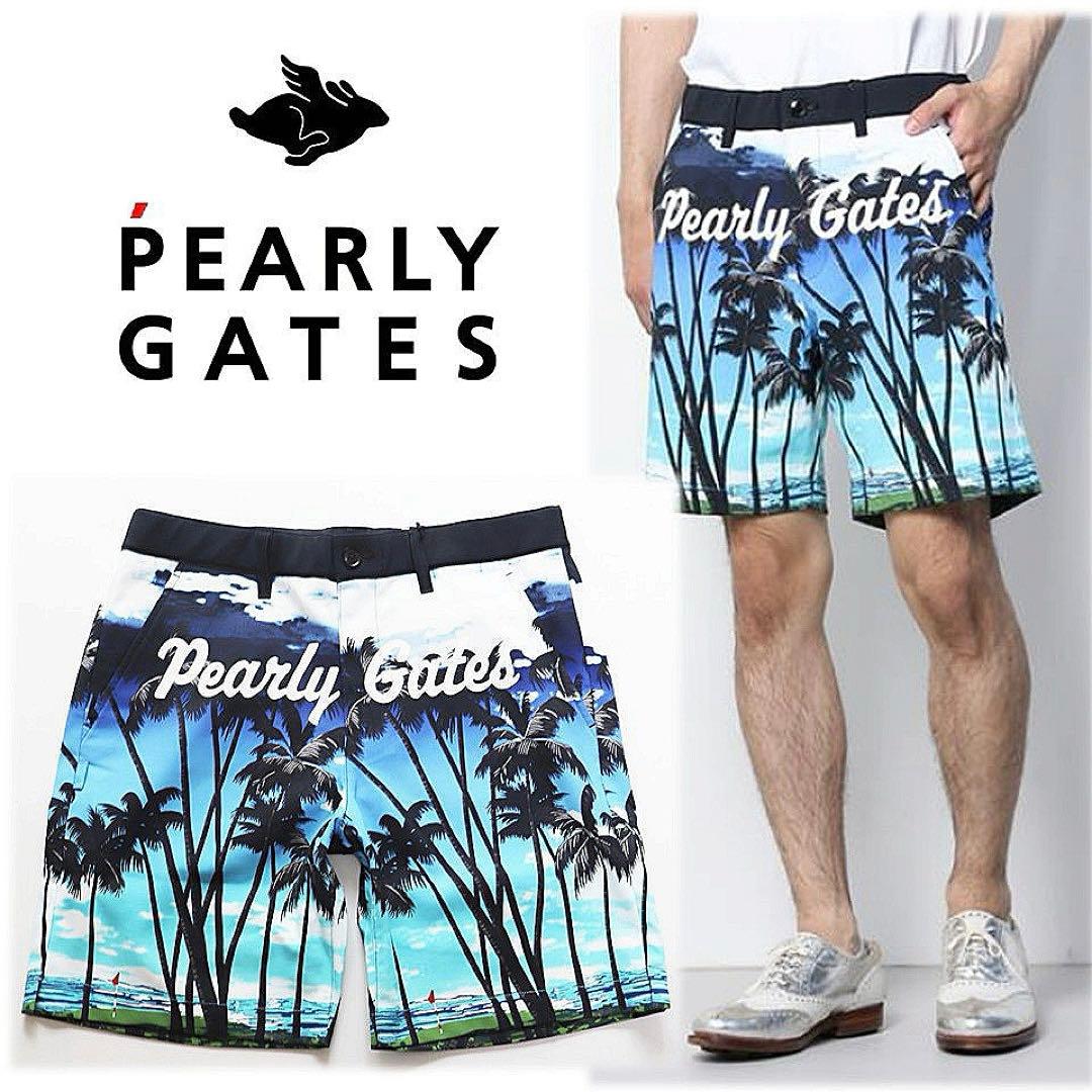 《パーリーゲイツ》新品 ドビーストレッチ ショートパンツ 4(W78~82)