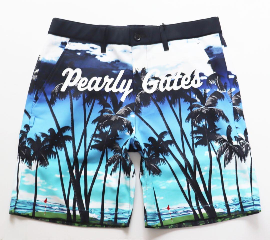 《パーリーゲイツ》新品 ドビーストレッチ ショートパンツ 4(W78~82)