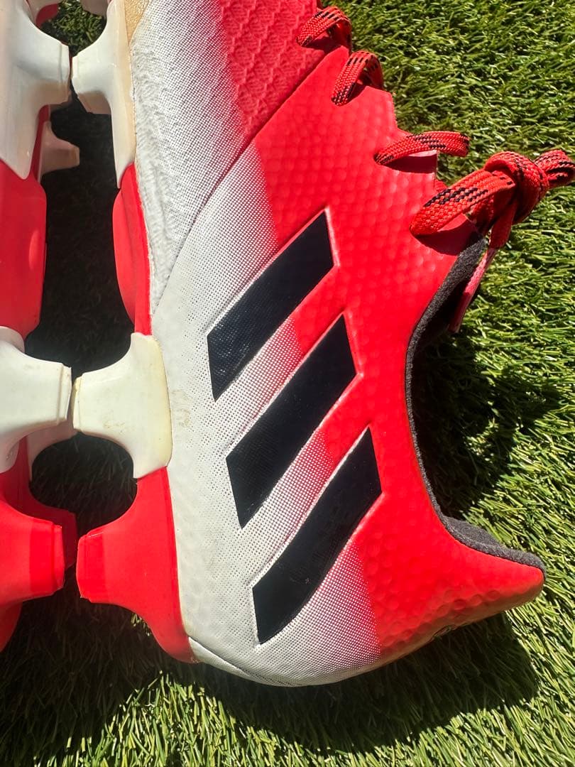 アディダス メッシ 16.2-ジャパン HG(レッド×ホワイト)