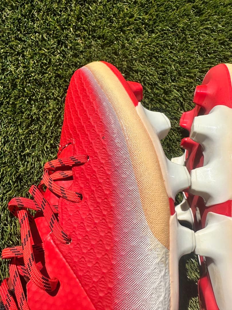 アディダス メッシ 16.2-ジャパン HG(レッド×ホワイト)