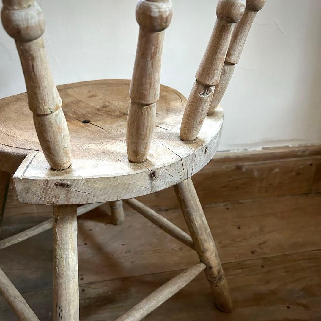 フランスアンティーク ボウバックチェア カフェチェア 1800年代