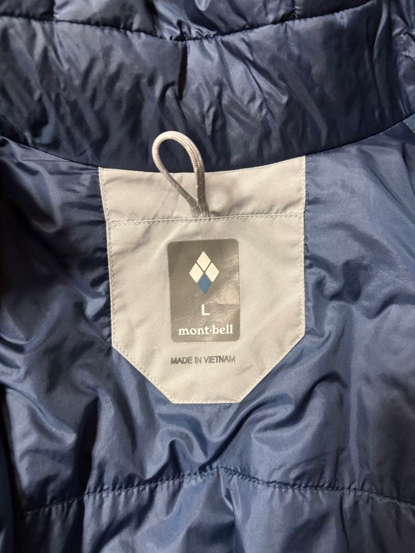 モンベル　パウダーグライドパーカ　サイズL 人気のライトグレー　ゴアテックス