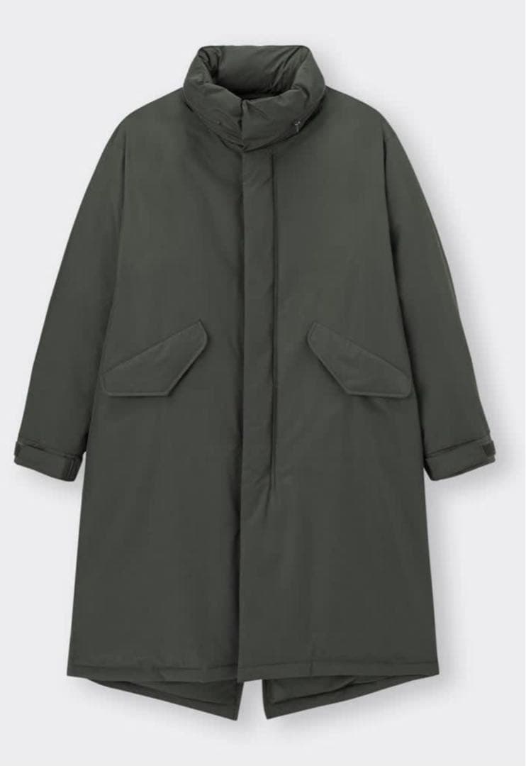 希少完売入手困難　GU ヒートパデッドモッズコート XXL