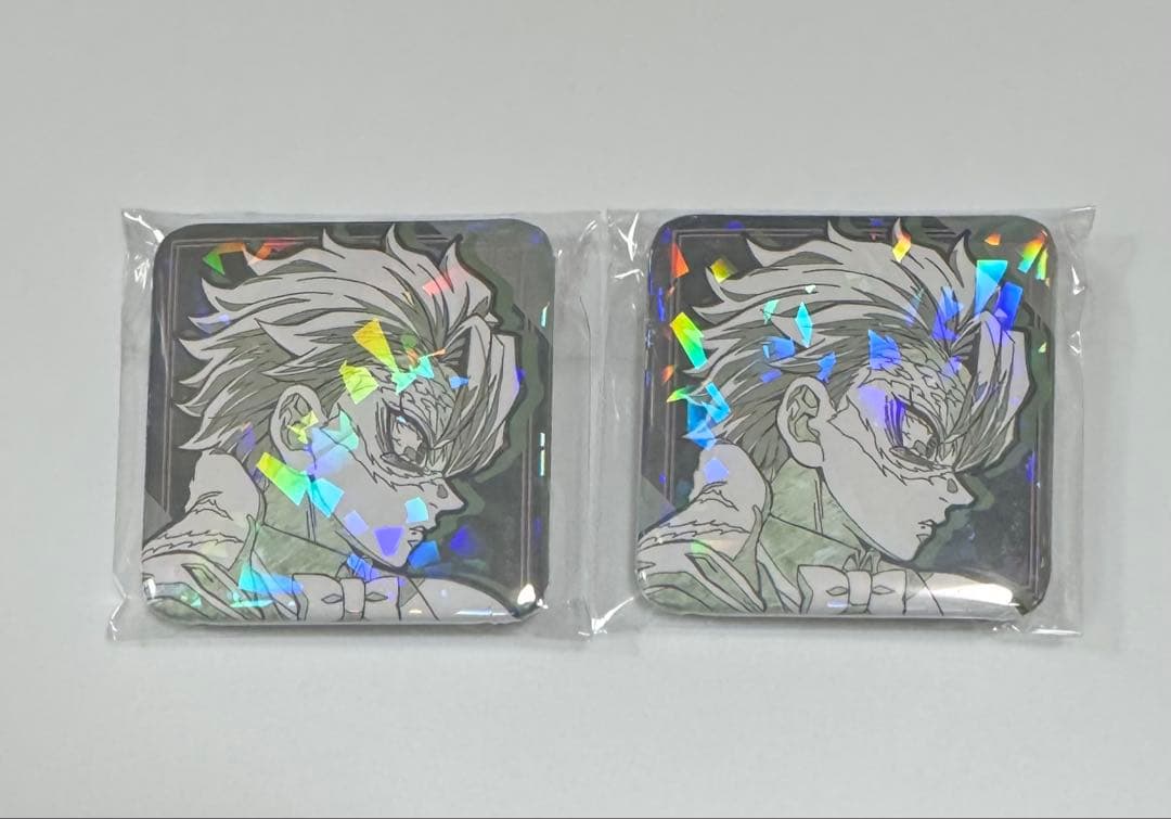 鬼滅の刃　モクテル　2弾　ロトくじ　グリッター缶バッジ　不死川実弥　2個セット