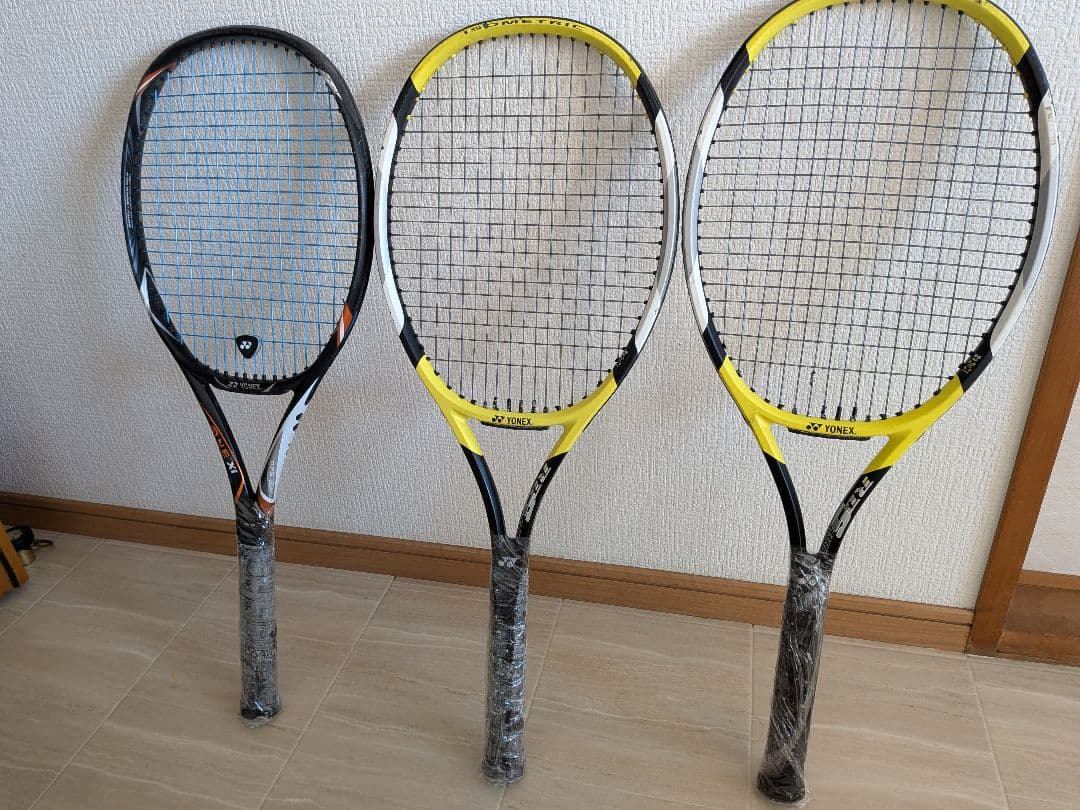 YONEX EZONE XI・RDS001 ラケット 3本セット