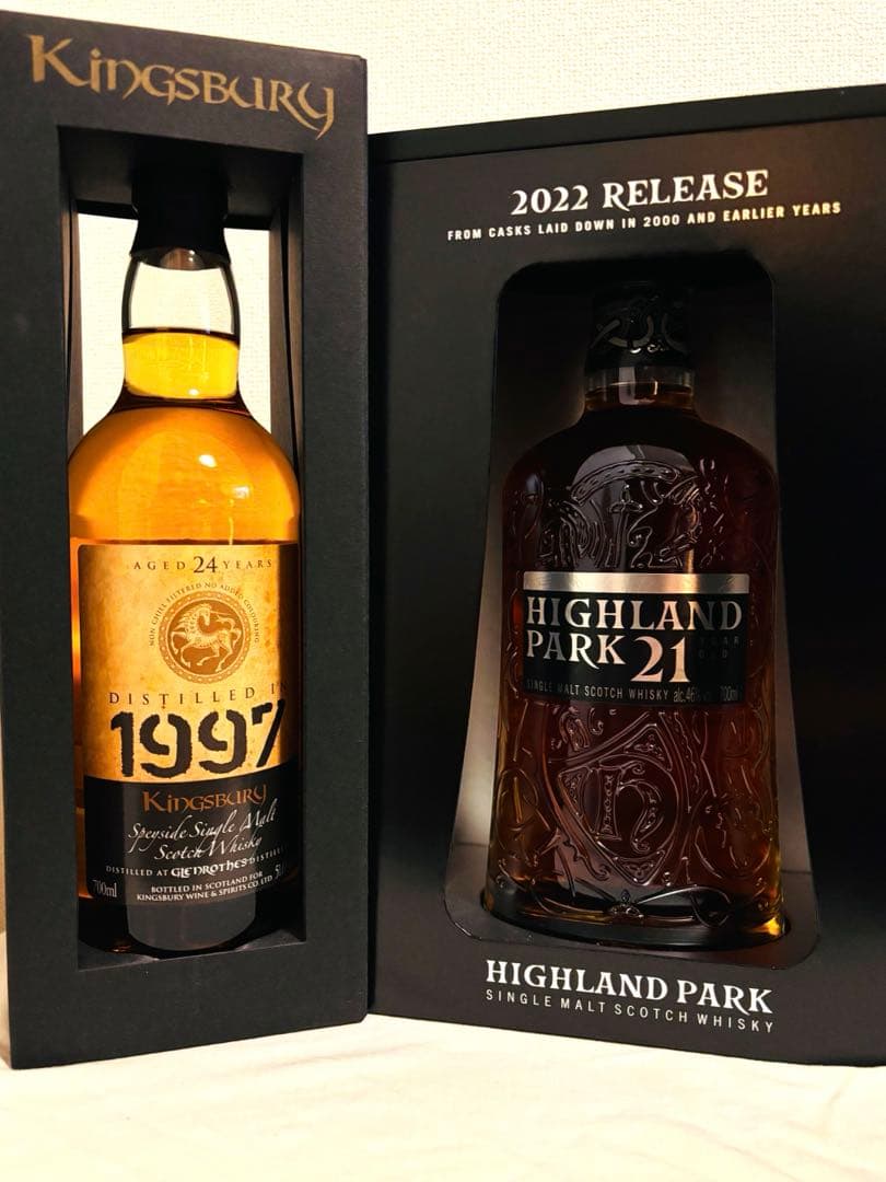 【正規輸入品】ハイランドパーク21年　グレンロセス24年　700ml×2本セット