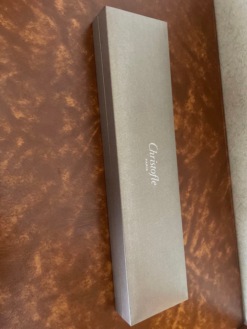 Christofle ペア　箸 クリストフル　白　黒