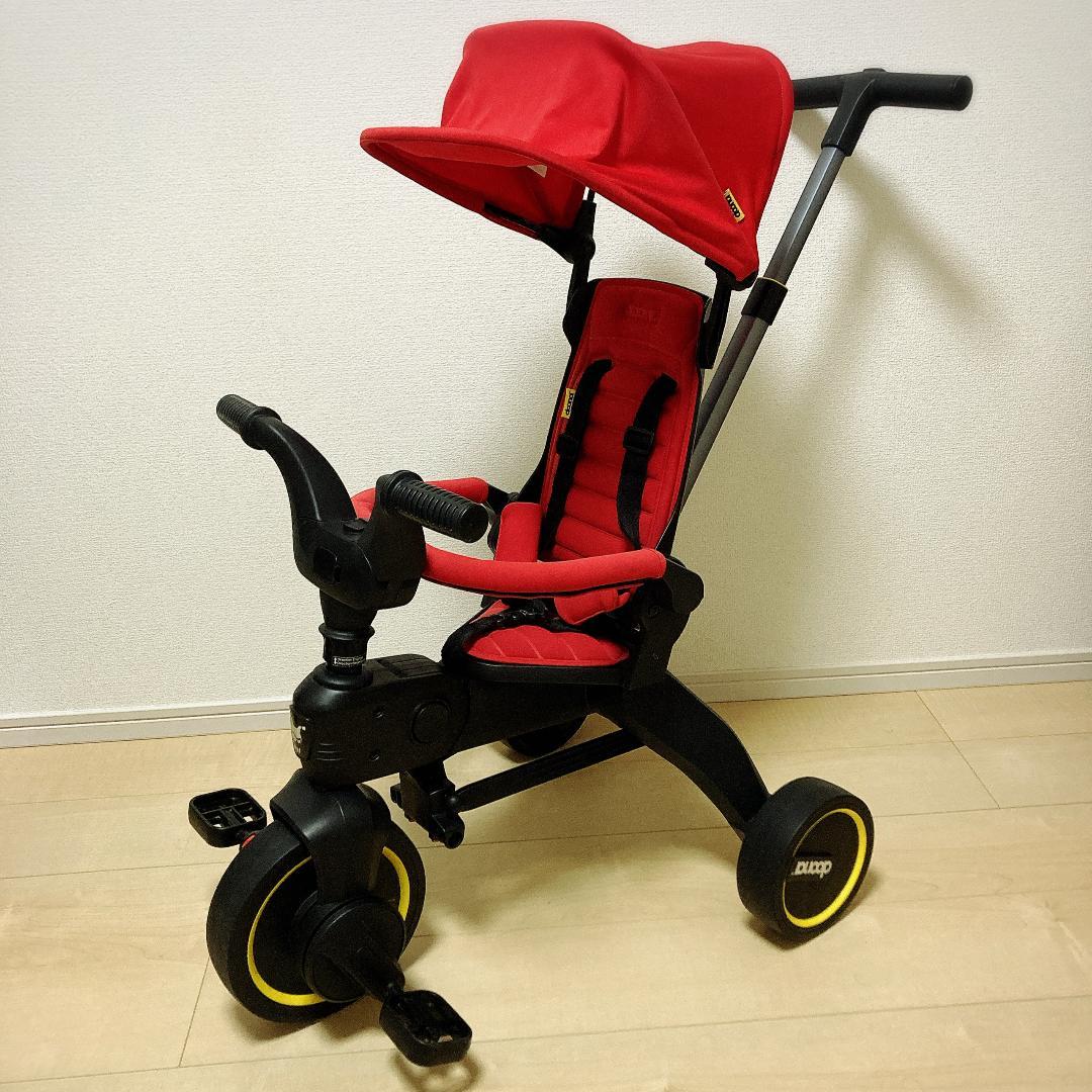 Doona Liki Trike S3 折りたたみ 三輪車 レッドガード付