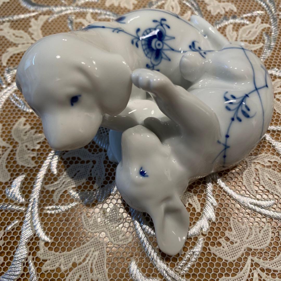 ロイヤルコペンハーゲン　ブルーパルメッテ　フィギュリン