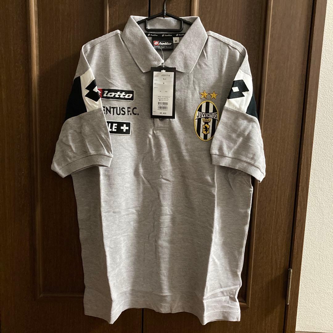 新品！タグあり！ユベントス　00-01 ポロシャツ　支給品　ユニフォーム　グレー