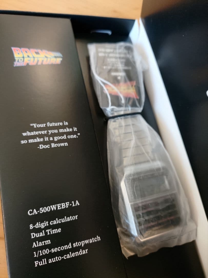 CASIO CA-500WEBF-1A 　バック・トゥ・ザ・フューチャー