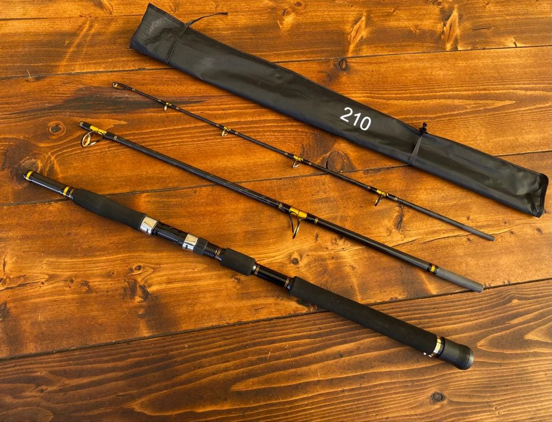 新品未使用　釣り竿セット　ジギングロッド　船釣り　パックロッド　スロージギング