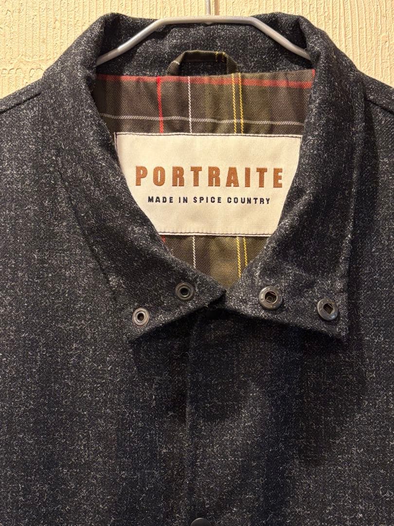 PORTRAITE Over Vest｜Charcoal Tweed｜M